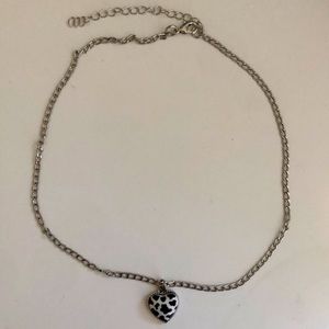Cow print necklace